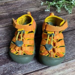 KEEN Newport H2 Waterproof Sandals Orange KIDS